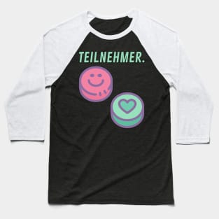 Techno Teilnehmer Psy Party Dope swag witzig Baseball T-Shirt